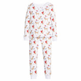 Ruffled Print Jammies - I Woof You