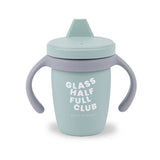 Glass Half Full Happy Sippy Cup