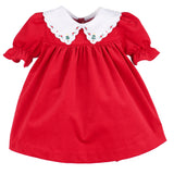 Holly Jolly Velvet Miller Dress, Red