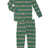 Christmas Can Can Pajama Long Sleeve Set