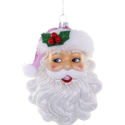 Retro Santa Ornament