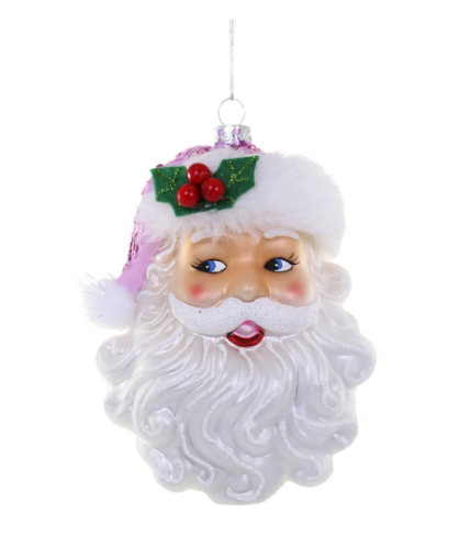 Retro Santa Ornament