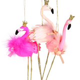 Heraldly Flamingo Ornament