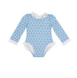 Sarasota Surf Suit- Holly Hills Hand Block & Worth Avenue White