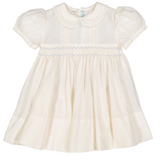 Ivory Vintage Smocked Dress