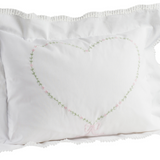 Floral Heart Pillow Case