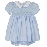 Rosebud Diamond Smocked Dress