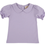 Maude's Peter Pan Shirt- Lauderdale Lavender