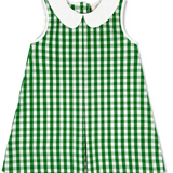 Caroline Dress-Augusta Green Gingham