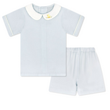 Sibley Short Set- Blessings Blue, Duck