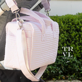 Quilted Stroller Bag- Pimlico Stripe Pink