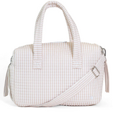 Quilted Stroller Bag- Pimlico Stripe Sand