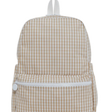 Backpacker- Gingham Khaki