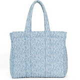 Quilted Go Go Tote- Hamptons Floral