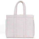 Quilted Go Go Tote- Pimlico Stripe Sand