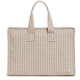 Overnite Tote- Gingham Khaki