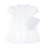 1956 Daygown Set, Blessings White with Blessings Pink