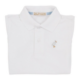 Worth Ave White Prim and Proper Polo SS