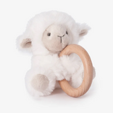 Ring Rattle Plush - Lamb