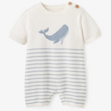 Whale Striped Shortall Knit