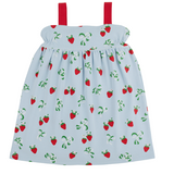 Millie Day Dress Pima Bow & Berry