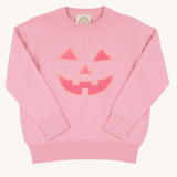 Isabelle's Intarsia Sweater Sandpearl Pink/Pumpkin Face