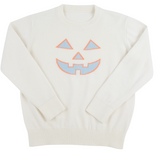 Isabelle's Intarsia Sweater Palmetto Pearl/Pumpkin Face