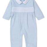 Playsuit with Hand Smock Light Blue