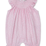 Sleeveless Playsuit - Fall in Bloom Pink