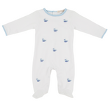 Rock Me Romper Worth Ave White/Ducks