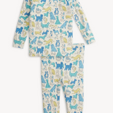 Blue It's A Paw-ty Rightfit LS Pajamas