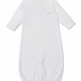 Baby Duckling Embroidered Converter Gown
