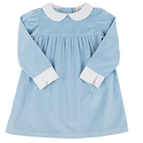 Patsy's Dinner Party Dress Barrington Blue/Worth Ave White