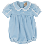 Mary Baker Bubble Velveteen Barrington Blue/Worth Ave White