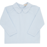 Peter Pan Collar Shirt Barrington Blue Mini Windowpane