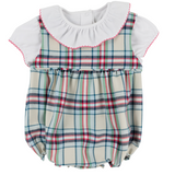 Brooksy Bubble Set Ardmore Pier Plaid/Worth Ave White/Richmond Red