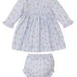 Ribbon Stripe Bouquets Dress Set