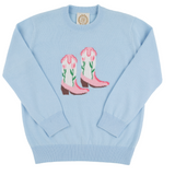 Isabelle's Intarsia Sweater Buckhead Blue Boot