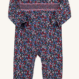 Rigsby Romper Fairfax Farm Floral/Hamptons Hot Pink