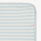 Blue Stripe Organic Cotton Blanket