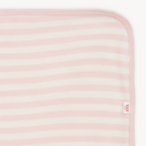 Pink Stripe Organic Cotton Blanket