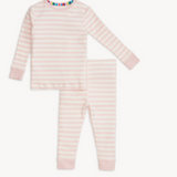 Pink Stripe Organic Cotton Long Sleeve PJ