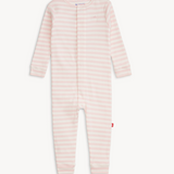 Pink Stripe Organic Cotton Coverall