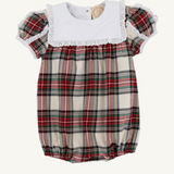 Bea Louise Bubble Charlie Place Plaid/Worth Ave White