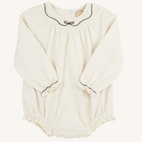 Long Sleeve Bridget Bubble Palmetto Pearl/Newport Night