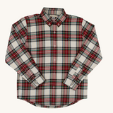 Dean's List Dress Shirt Charlie Place Plaid/Grandison Rd Gray