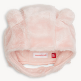 Pink Blossom Minky Bear Hat