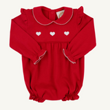 Long Sleeve Biltmore Bubble Richmond Red/Worth Ave White/Hearts