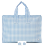 Overnite Tote - Gingham Mist