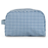 Stowaway Toiletry Bag - Rodeo Check Indigo